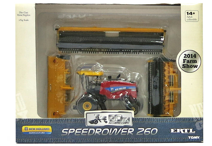 NEW HOLLAND SPEEDROWER 260 with three heads    Collector Edition scale model by Collector Models