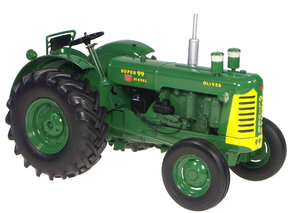 OLIVER SUPER 99 TRACTOR with GM Diesel   High detail   box shelfworn scale model by Collector Models