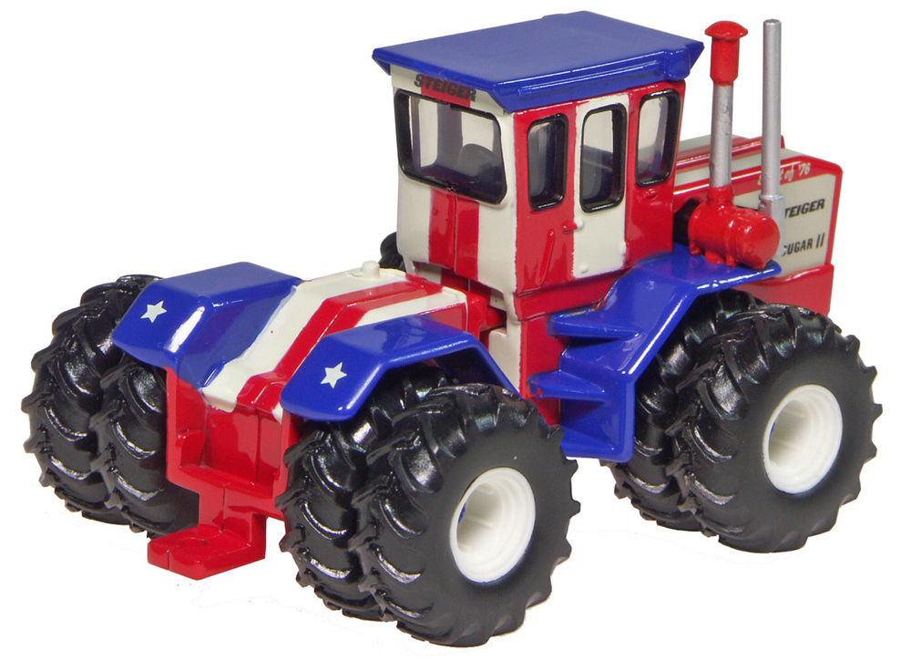 STEIGER COUGAR II TRACTOR with Duals   Spirit of 76  RedWhiteBlue scale model by Collector Models