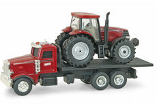 PETERBILT 367 TRAY TRUCK with CASE/IH PUMA 195CVT TRACTOR