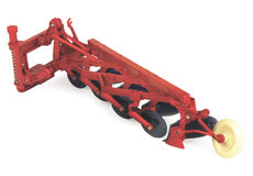 ERTL 4 FURROW PLOUGH  (red)