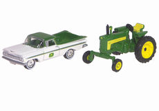 JOHN DEERE 630 TRACTOR with CHEVROLET UTE