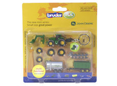 JOHN DEERE 6920 TRACTOR and IMPLEMENT SET (key ring)