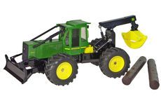 JOHN DEERE 848H GRAPPLE LOG SKIDDER with 2 logs