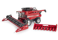 CASE/IH 7150 HEADER with GRAIN & CORN FRONTS  Prestige series