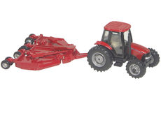 CASE/IH FARMALL 90 TRACTOR with ROTARY SLASHER