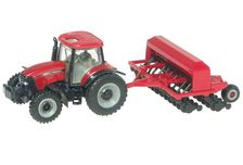 CASE/IH MXU125 TRACTOR with GRAIN DRILL
