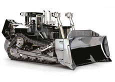 CATERPILLAR D11T DOZER (metal tracks)  Silver - Limited Edition