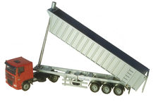 DAF 95XF-430 SEMI TIP TRUCK with TELE HOIST