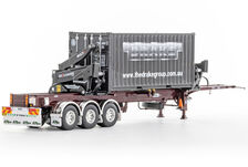 DRAKE O-PHEE BOX CONTAINER SIDE LOADER (burgundy) with CONTAINER