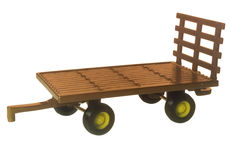 ERTL FLAT BED 4 WHEEL TRAILER