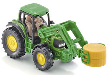 JOHN DEERE 6920/7420 Style TRACTOR with FRONT BALE LOADER (Soft Hands)