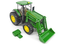 JOHN DEERE 7270R TRACTOR with FRONT LOADER   Plastic model
