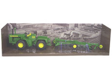 JOHN DEERE 8010 4WD TRACTOR with PLOUGH  Special Edition