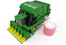 JOHN DEERE CP690 COTTON PICKER with COTTON BALE