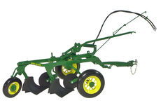 JOHN DEERE No 44 TWO FURROW MOULDBOARD PLOUGH on Rubbers  High Detail