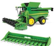 JOHN DEERE S690 HEADER with GRAIN FRONT & 12 ROW CORN FRONT  Big Farm series