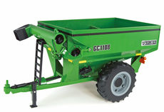 J & M GRAIN CHASER BIN (green) with WORKING AUGER      Ertl  Big Farm series