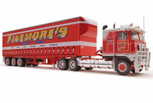KENWORTH K100 TAUTLINER SEMI   Finemores livery