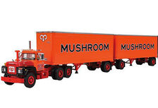 MACK R MODEL SEMI with PUP TRAILER