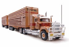 MACK SUPERLINER ROAD TRAIN CATTLE TRUCK w/ 2 TRAILERS (Tanami Transport)