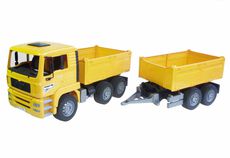 MAN TIP TRUCK with TIPPING TRAILER