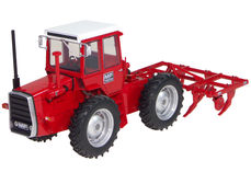 MASSEY FERGUSON 1200 4WD TRACTOR with MF No. 24 CHISEL PLOUGH