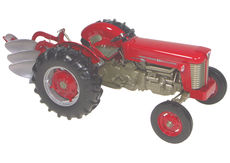 MASSEY FERGUSON 65 TRACTOR w/ 3 FURROW PLOUGH  very detailed, ltd. avail.