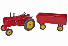 MASSEY HARRIS 44 TRACTOR with 4 WHEEL TRAILER
