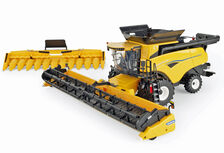 NEW HOLLAND CR9.90 HEADER with 40ft draper front & 12 row corn front  Prestige
