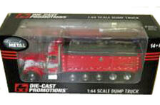 PETERBILT 379 HEAVY DUTY TIPPER red and white