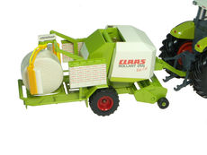 CLAAS ROLLANT 255 ROUND BALER with UNIWRAP