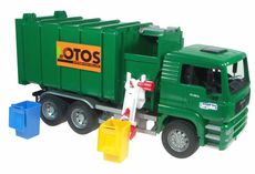 MAN SIDE LOADING GARBAGE TRUCK