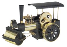 WILESCO STEAM ROLLER   (Brass/Black finish)