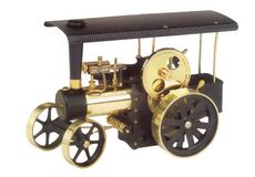 WILESCO STEAM TRACTION ENGINE (Brass/Black)