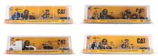 Semi Truck with Lowboy Trailer & Caterpillar Diecast Machine