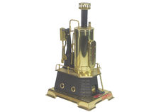WILESCO STEAM BOILER/ENGINE 500cc Double Acting Vertical (brass/black)