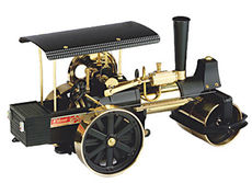 WILESCO STEAM ROLLER (Brass/Black) with radio remote control