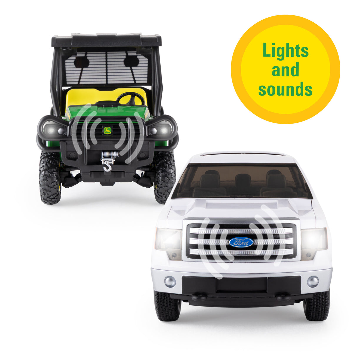 John Deere Ford F-150 Ute, Trailer, & Gator