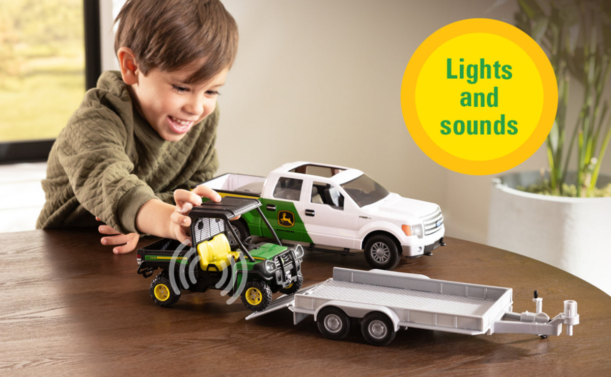 John Deere Ford F-150 Ute, Trailer, & Gator