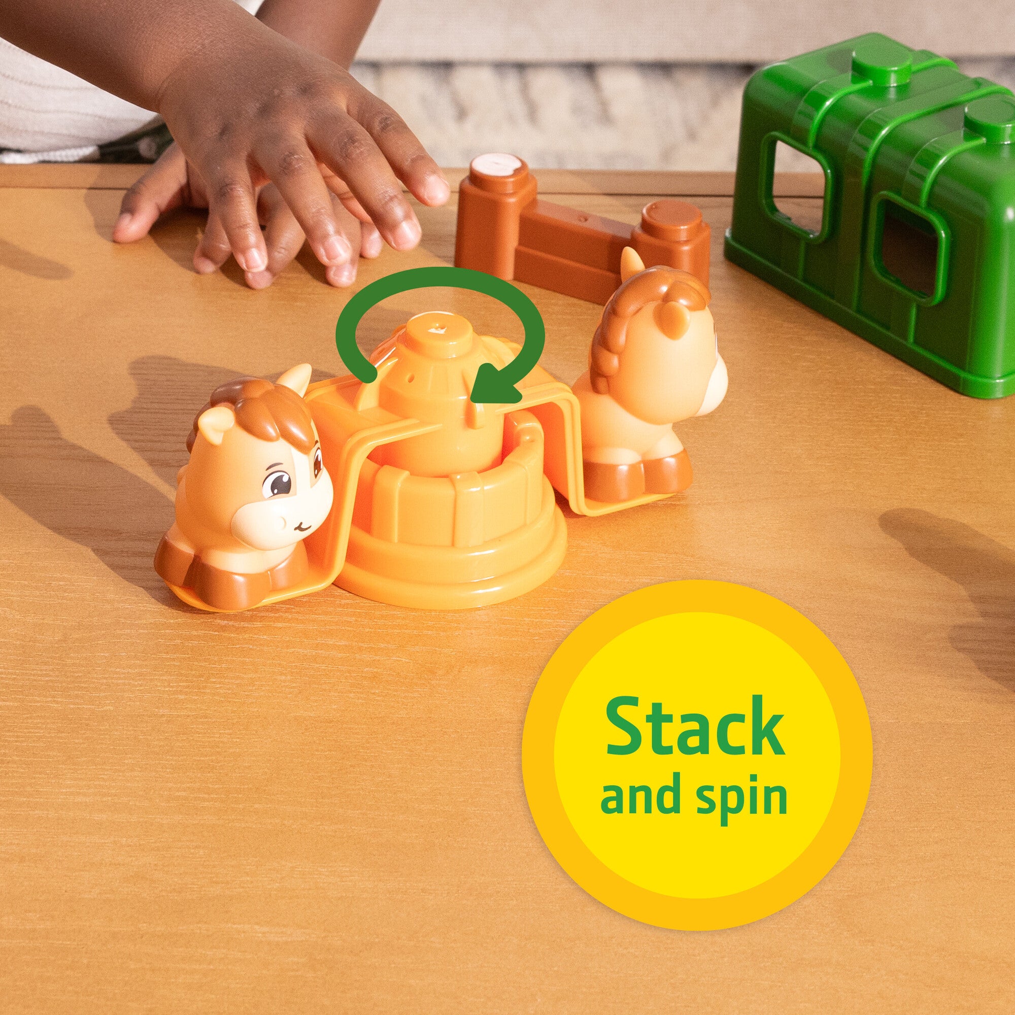 John Deere Build-a-Buddy Stacker Horses 15pc Set