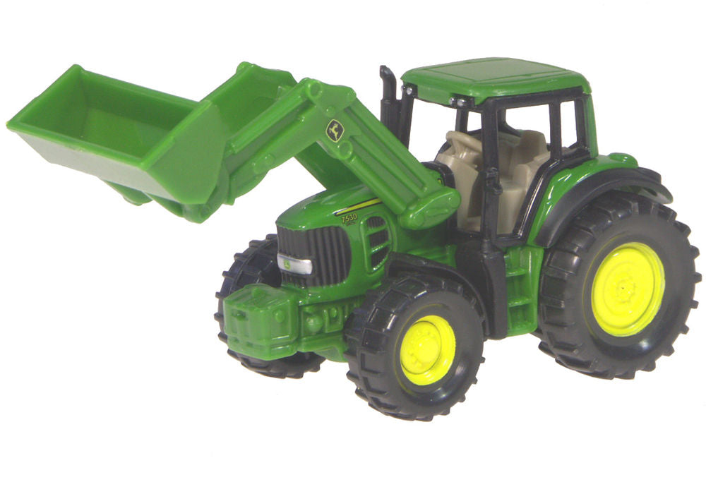 John Deere 7530 tractor with loader