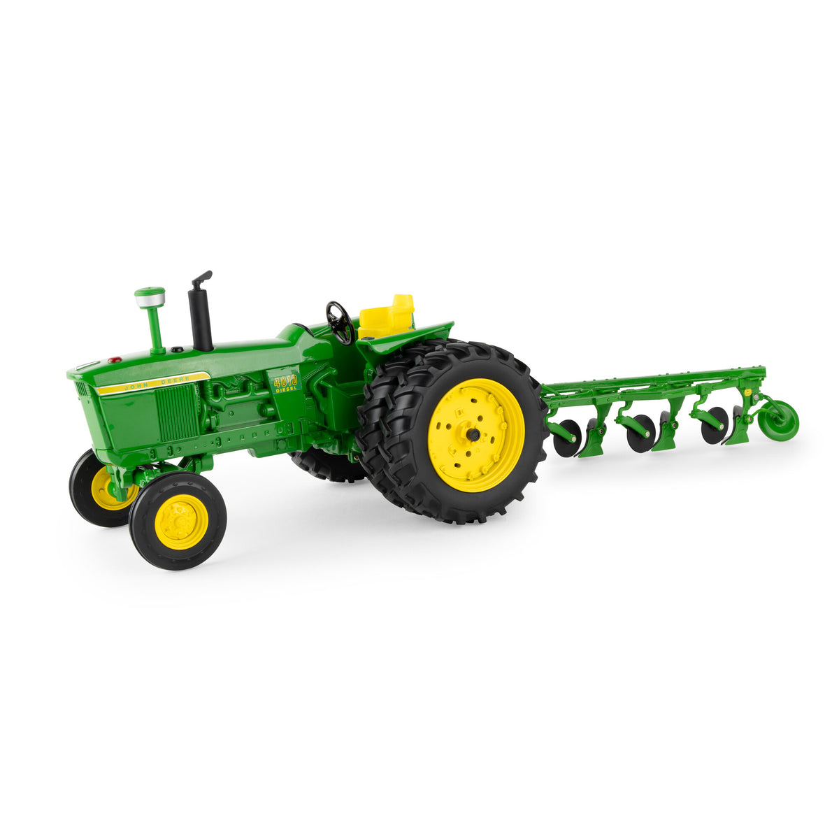 John Deere 4010 Tractor with 4 Bottom Plow