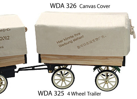 Wilesco canvas cover for 4 wheel trailer  (wda 325)