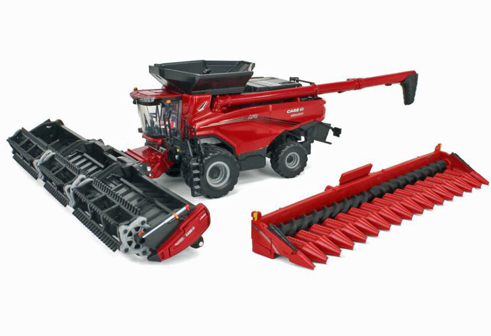 Case/ih AF11 header on duals w/ 40 ft draper &16 row corn heads  prestige edn.