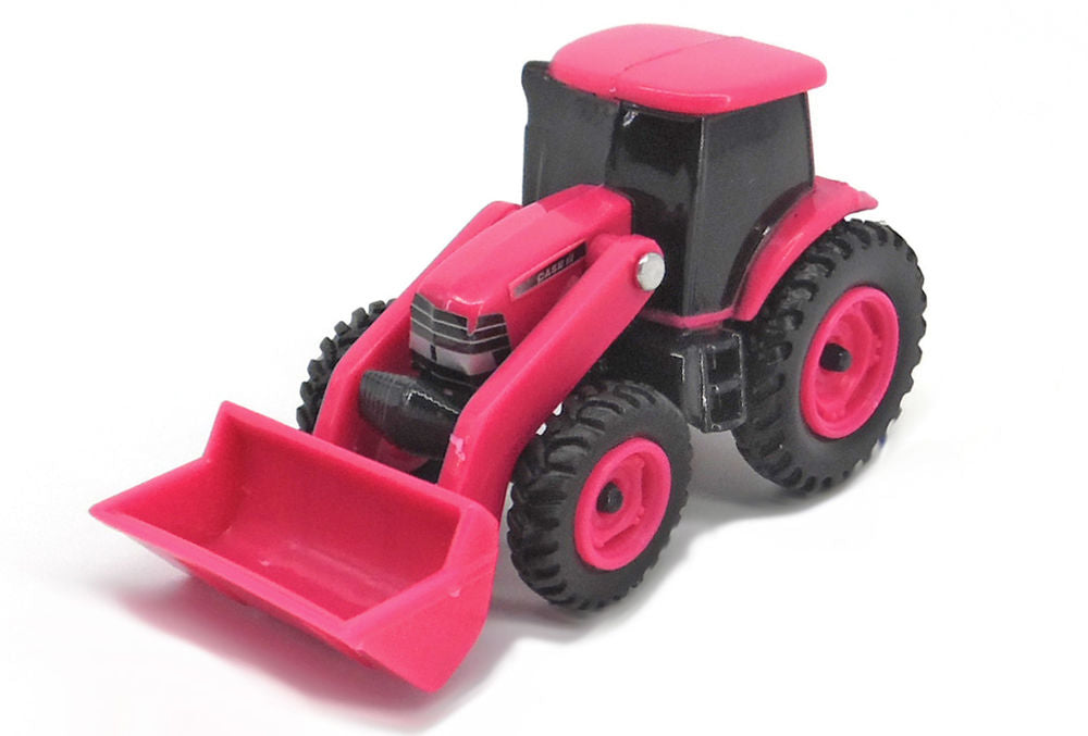 Case/ih Magnum tractor with loader  (pink)  (no box)
