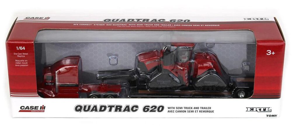 Case semi truck & trailer with QuadTrac 620