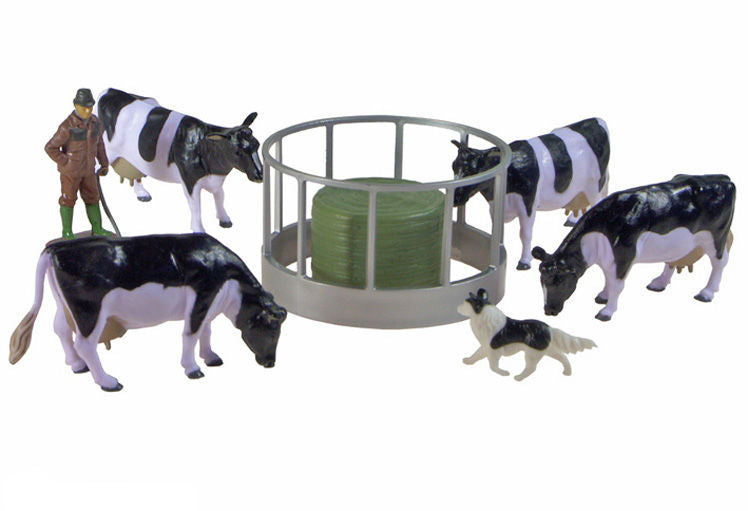 Britains cattle feeder set