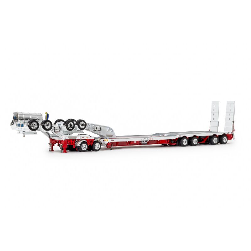 Drake 4X8 swingwing drop deck  w/ 2X8 dolly  red and white