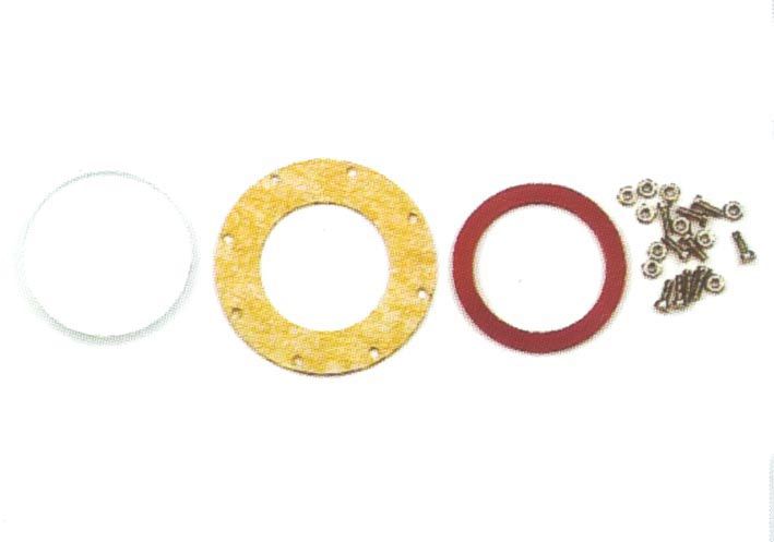 Wilesco gauge glass/gaskets/screws 27 mm dia (to suit D6, D10, D365, D405)